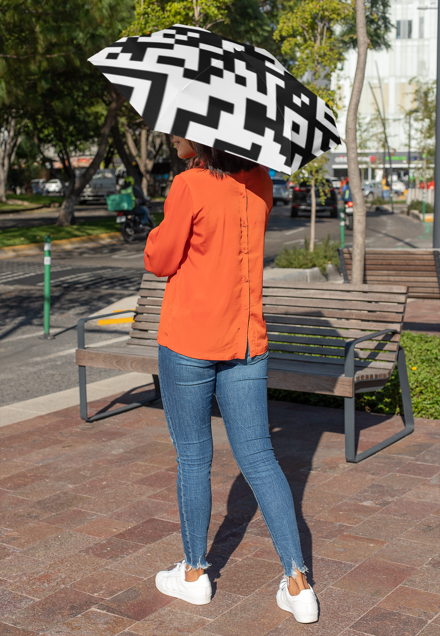 QR Print Umbrella