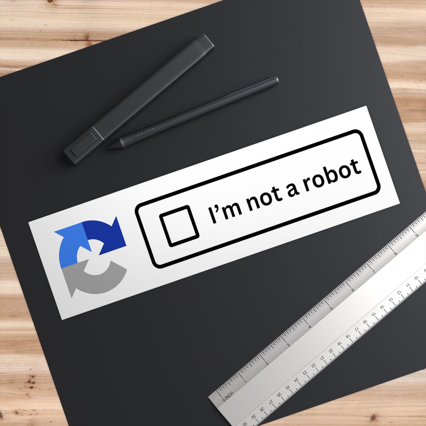 Im Not A Robot Bumper Sticker