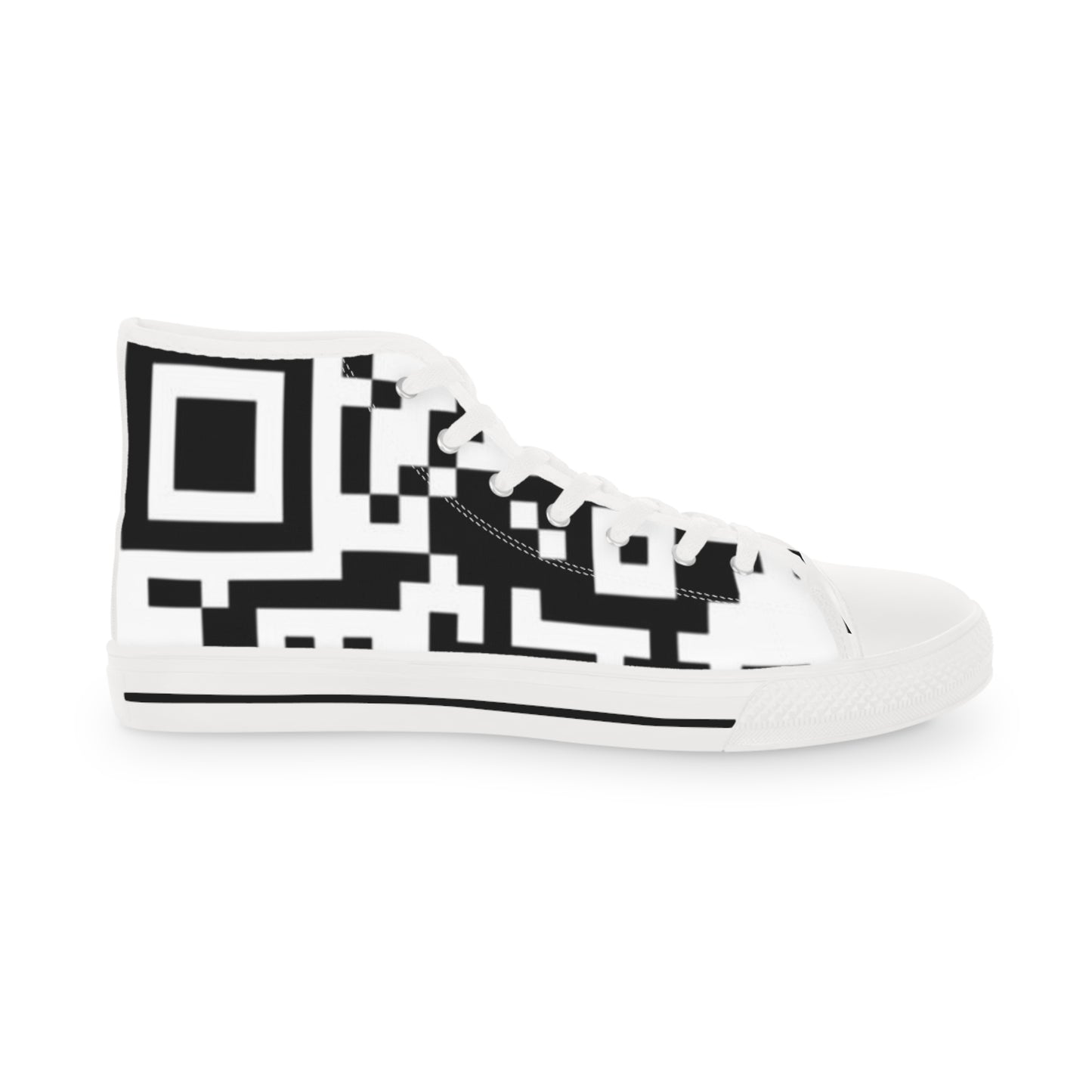 Men’s QR Print High Top Sneakers