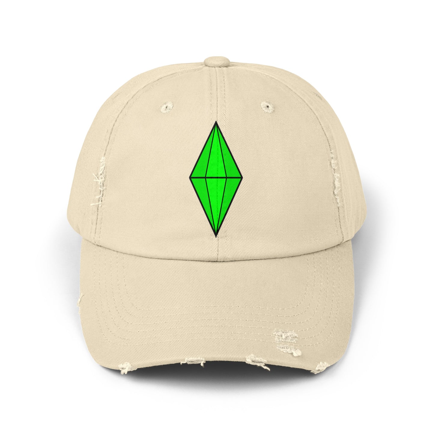 Distressed Plumbob Dad Hat