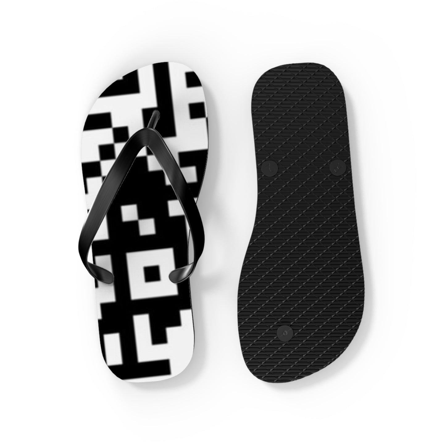 QR Code Print Flip Flops