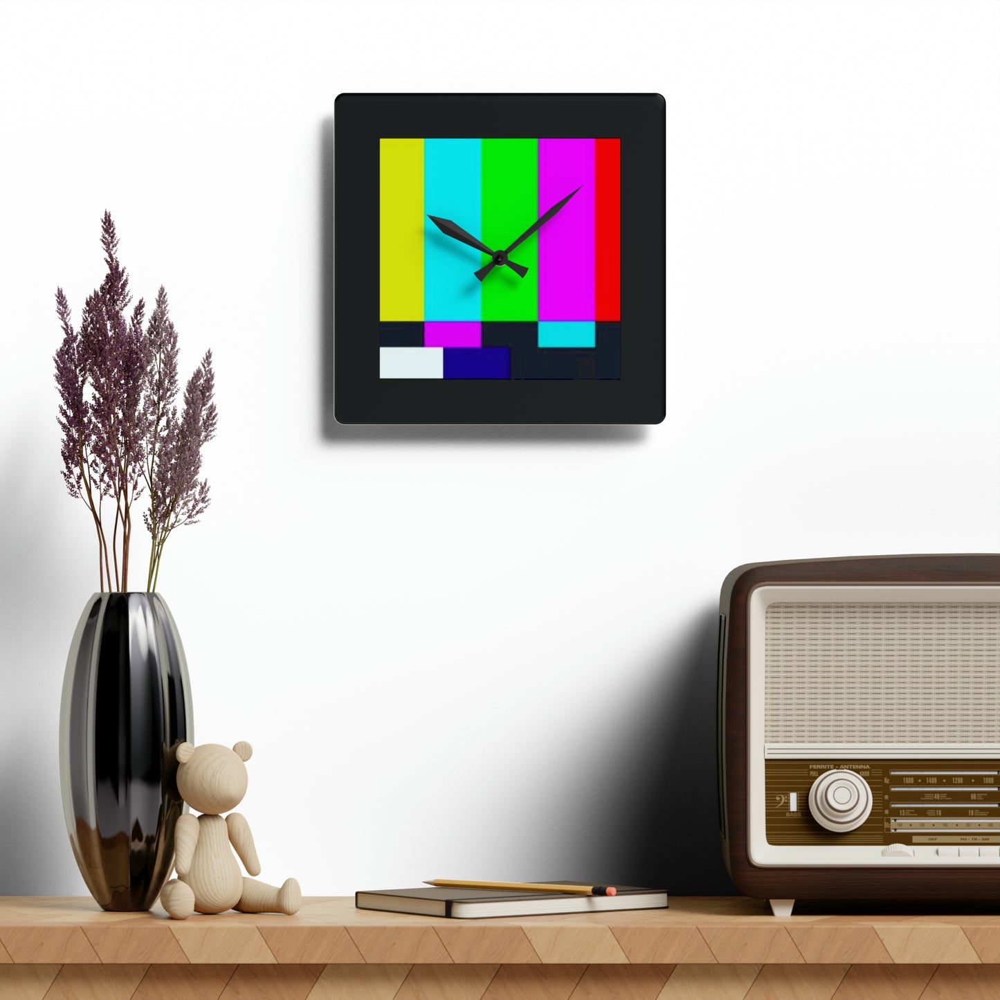 Please Stand By Clock