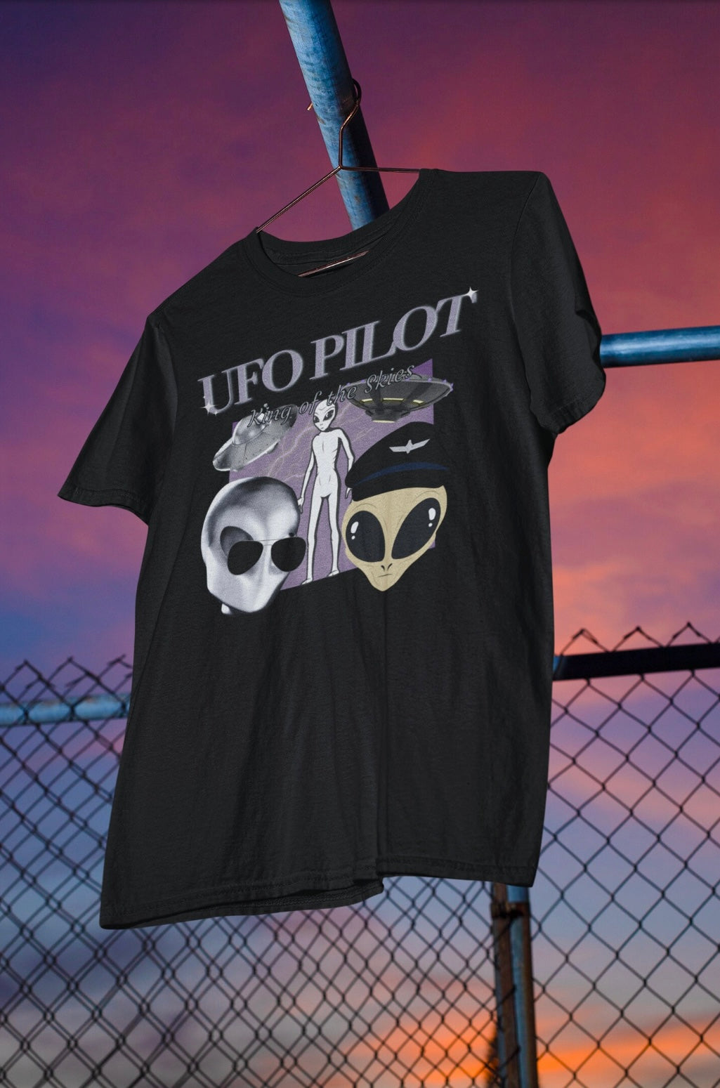 UFO Pilot Homage T-Shirt