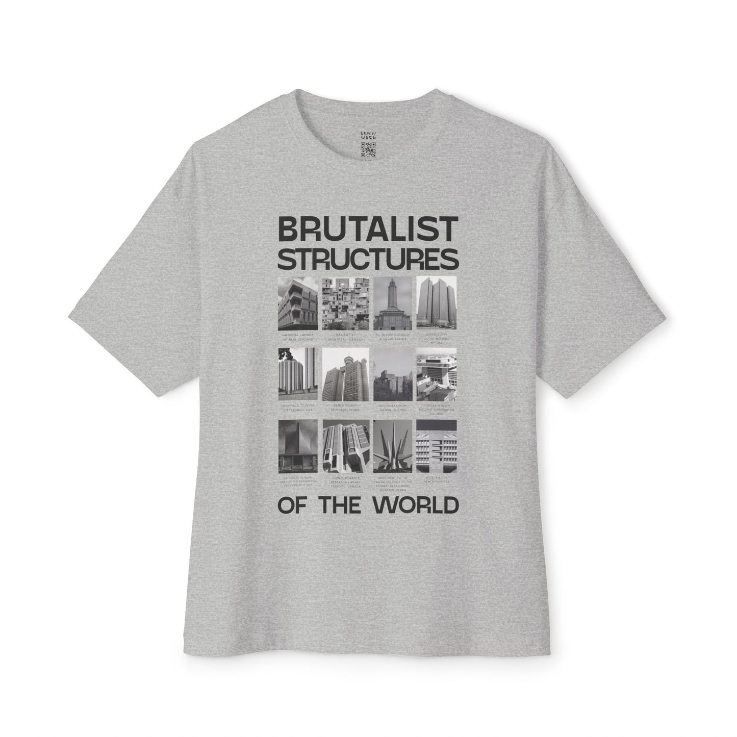 Brutalist Structures of the World Oversized Tee