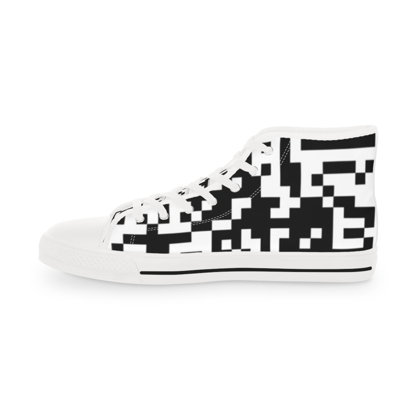 Men’s QR Print High Top Sneakers