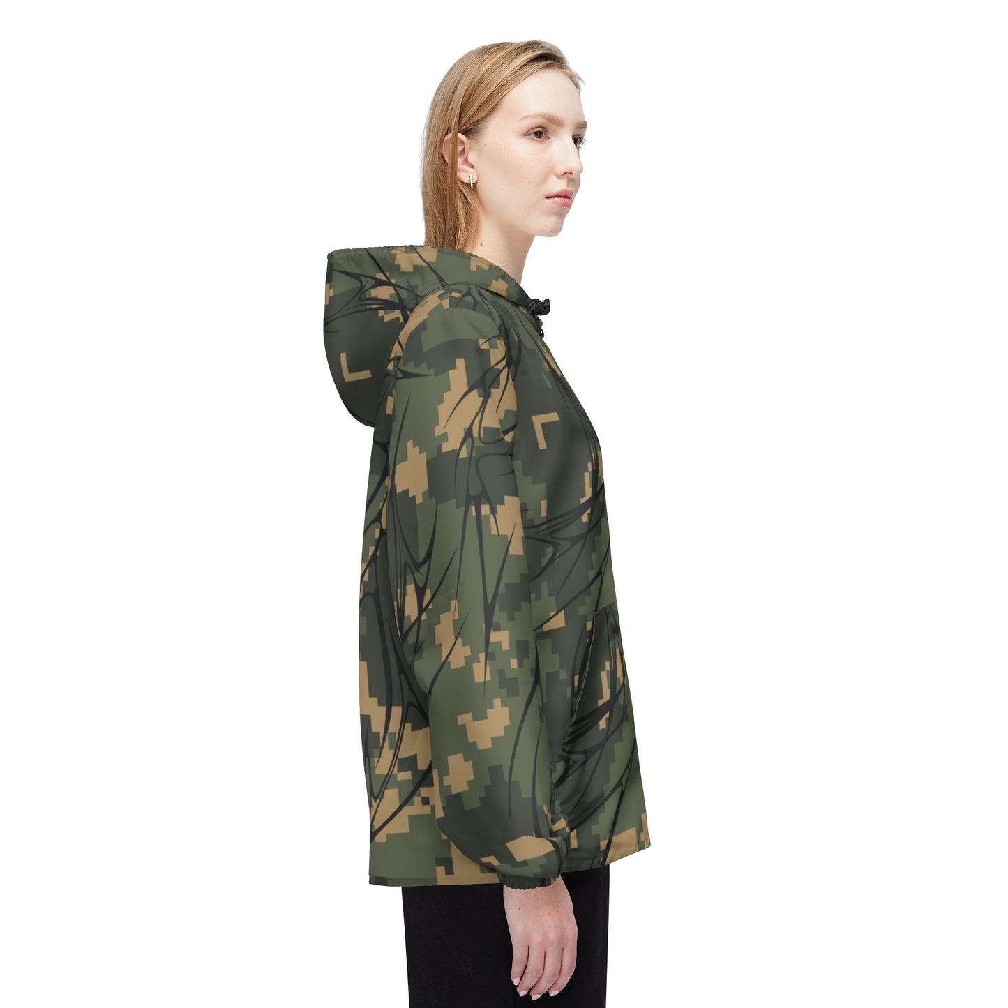 Cyber Camo Windbreaker Jacket