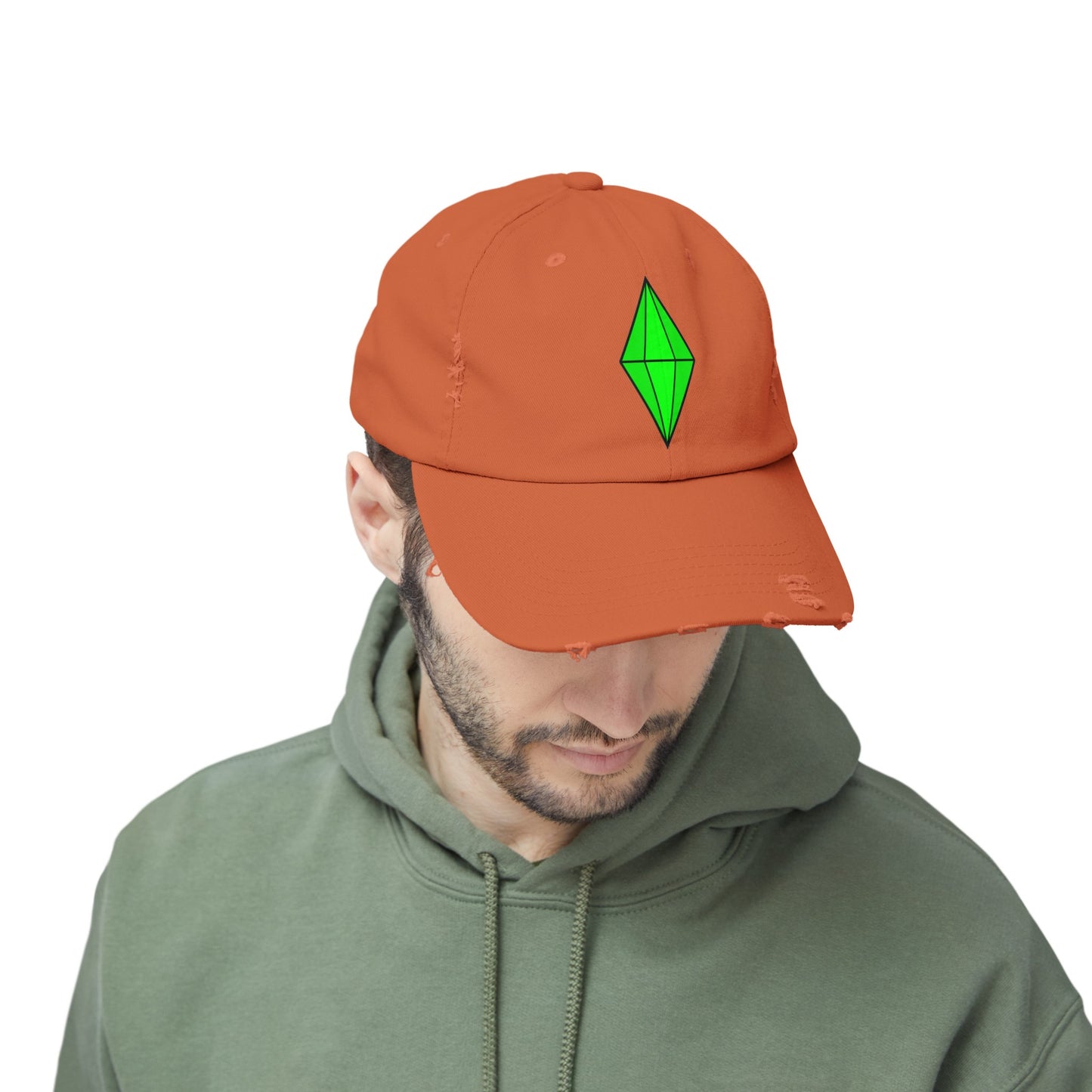 Distressed Plumbob Dad Hat