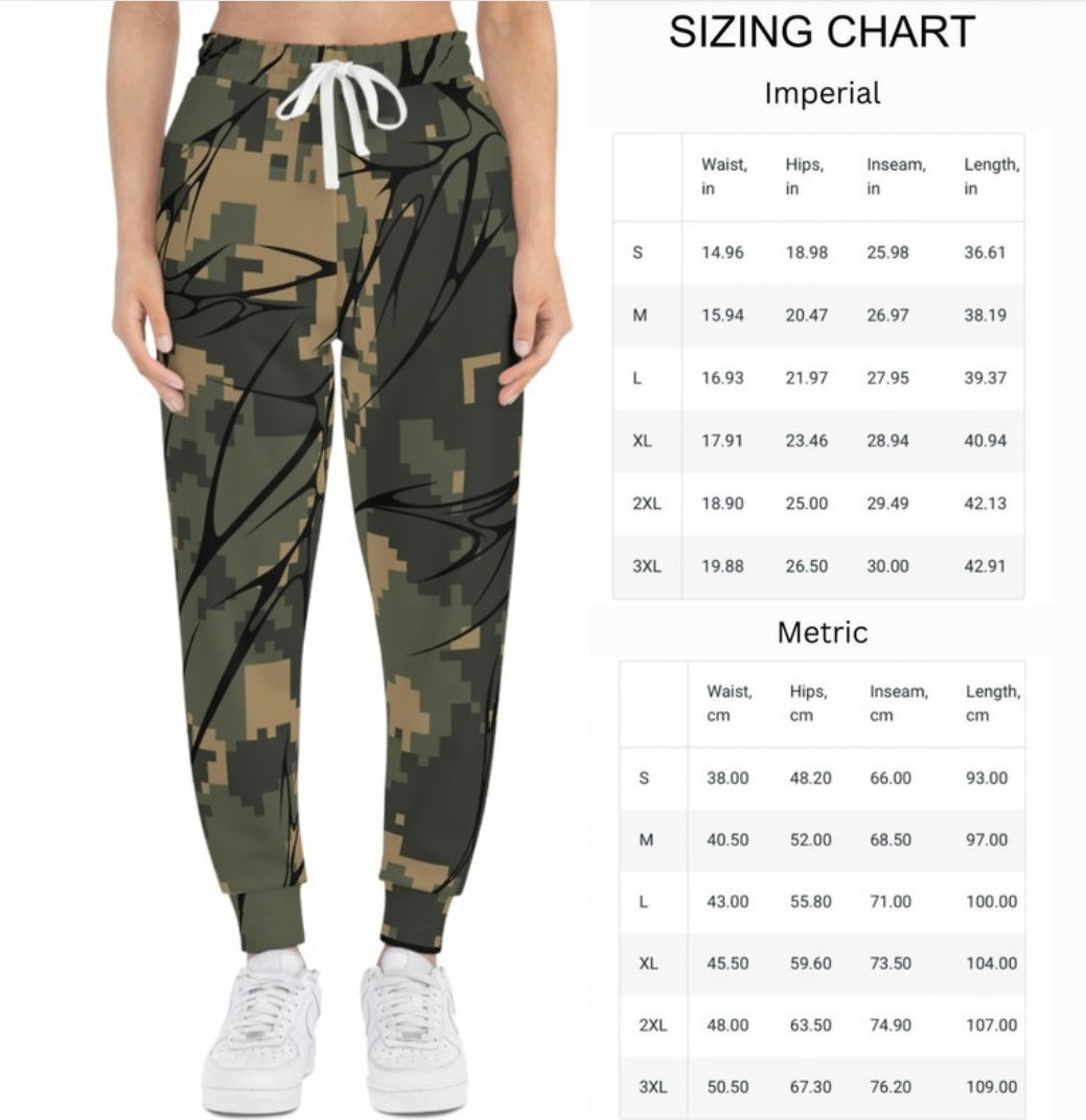 Cyber Sigil Digital Camo Joggers