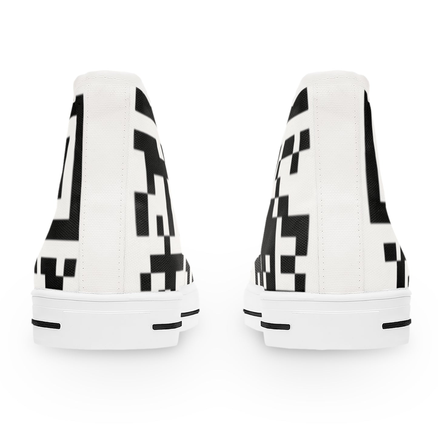 Women's QR Print High Top Sneakers