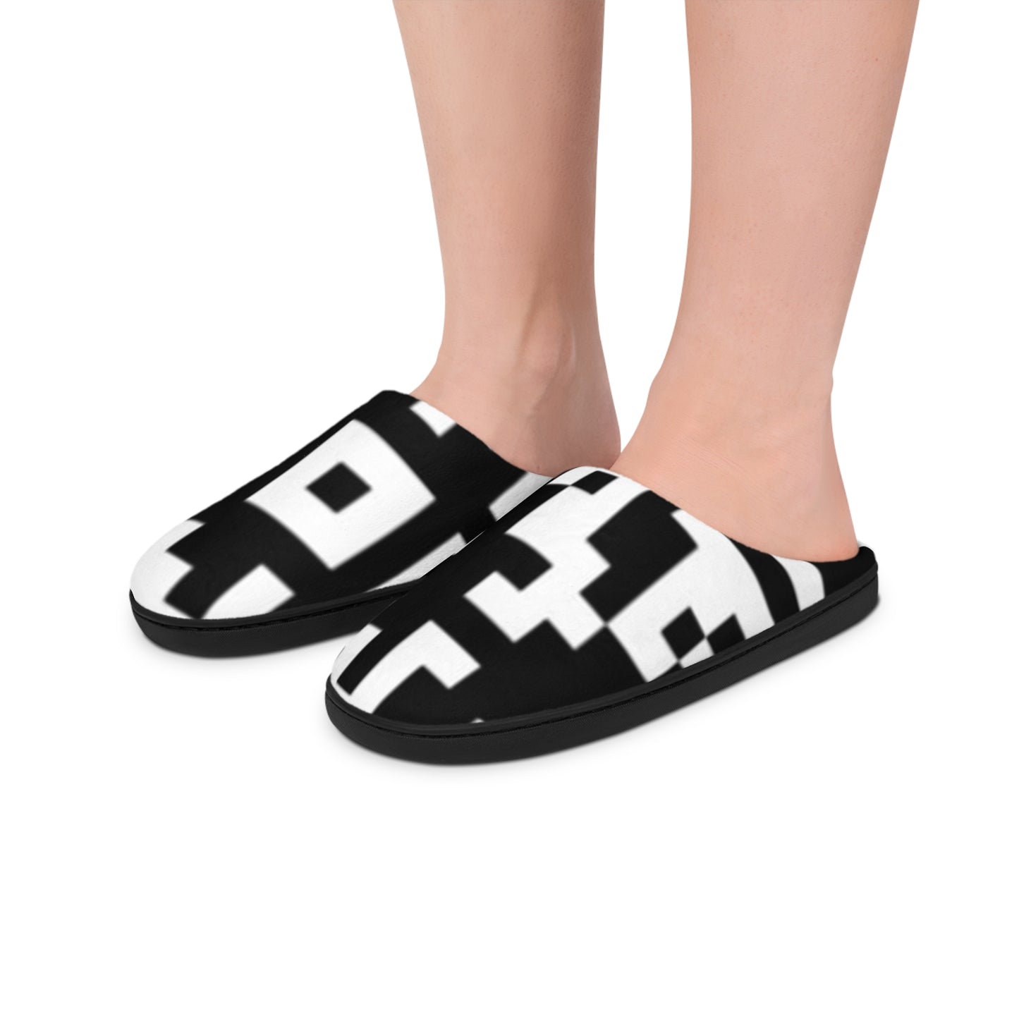 Men’s QR Print Slippers