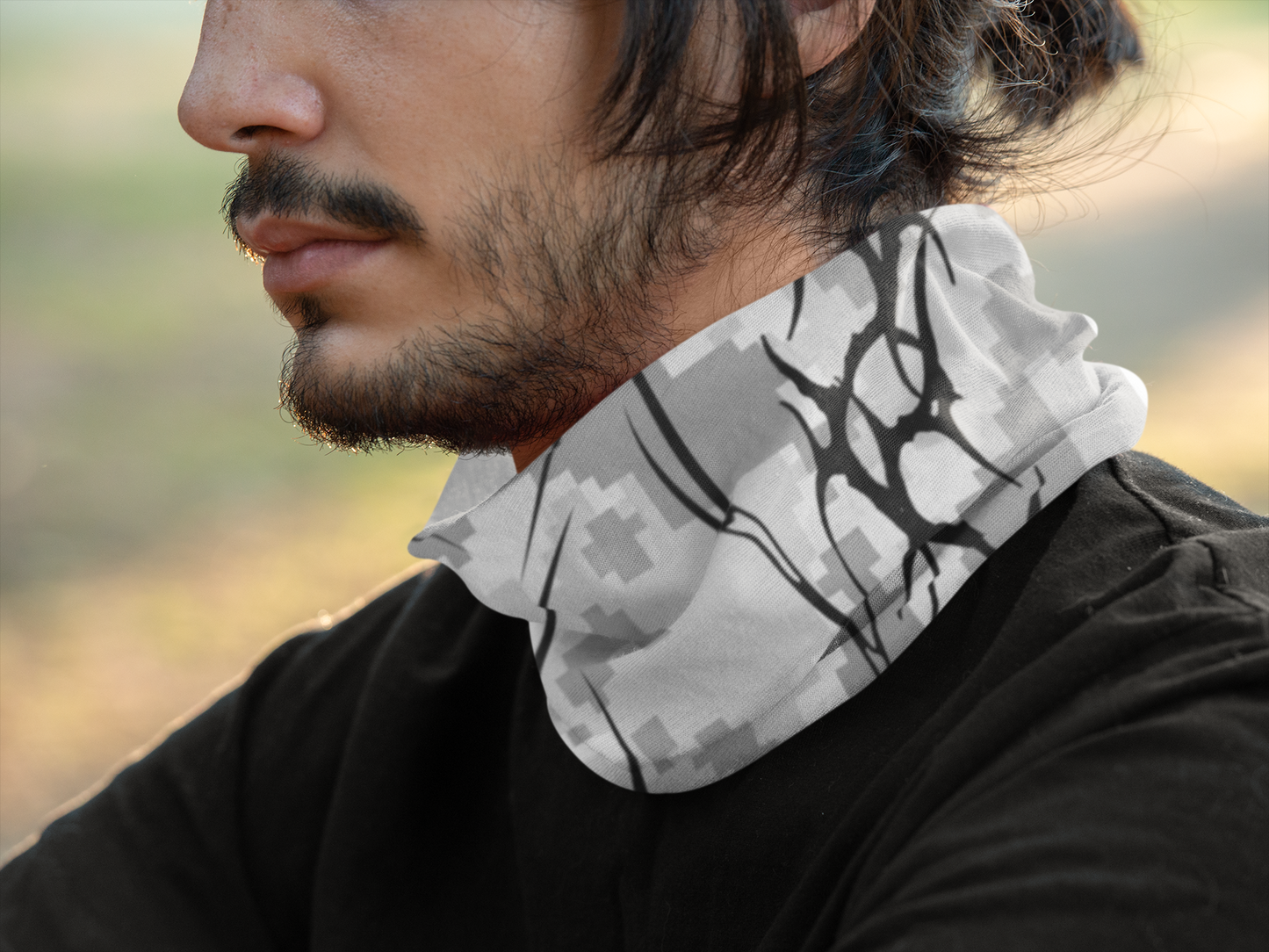 TUNDRA Cyber Sigil Digital Camo Face Cover