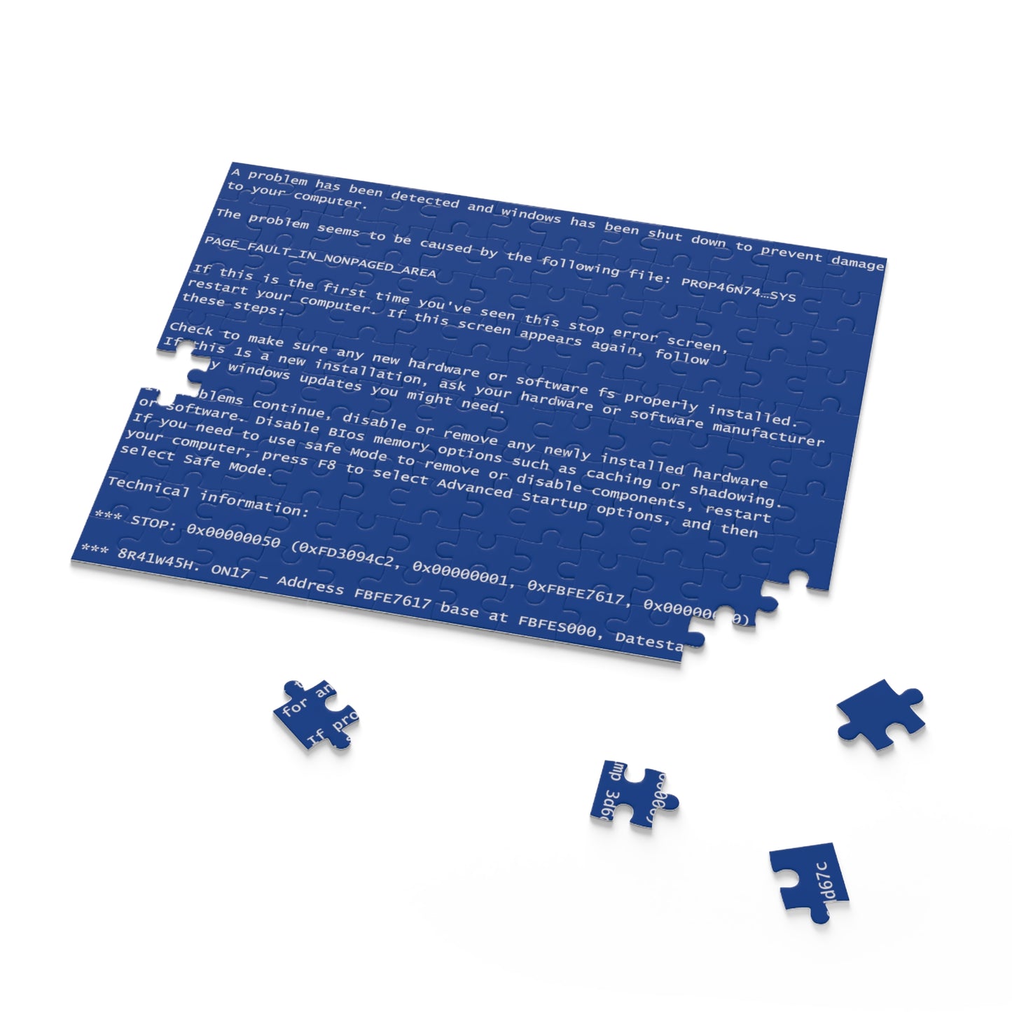 BSoD (Blue Screen of Death) Jigsaw Puzzle