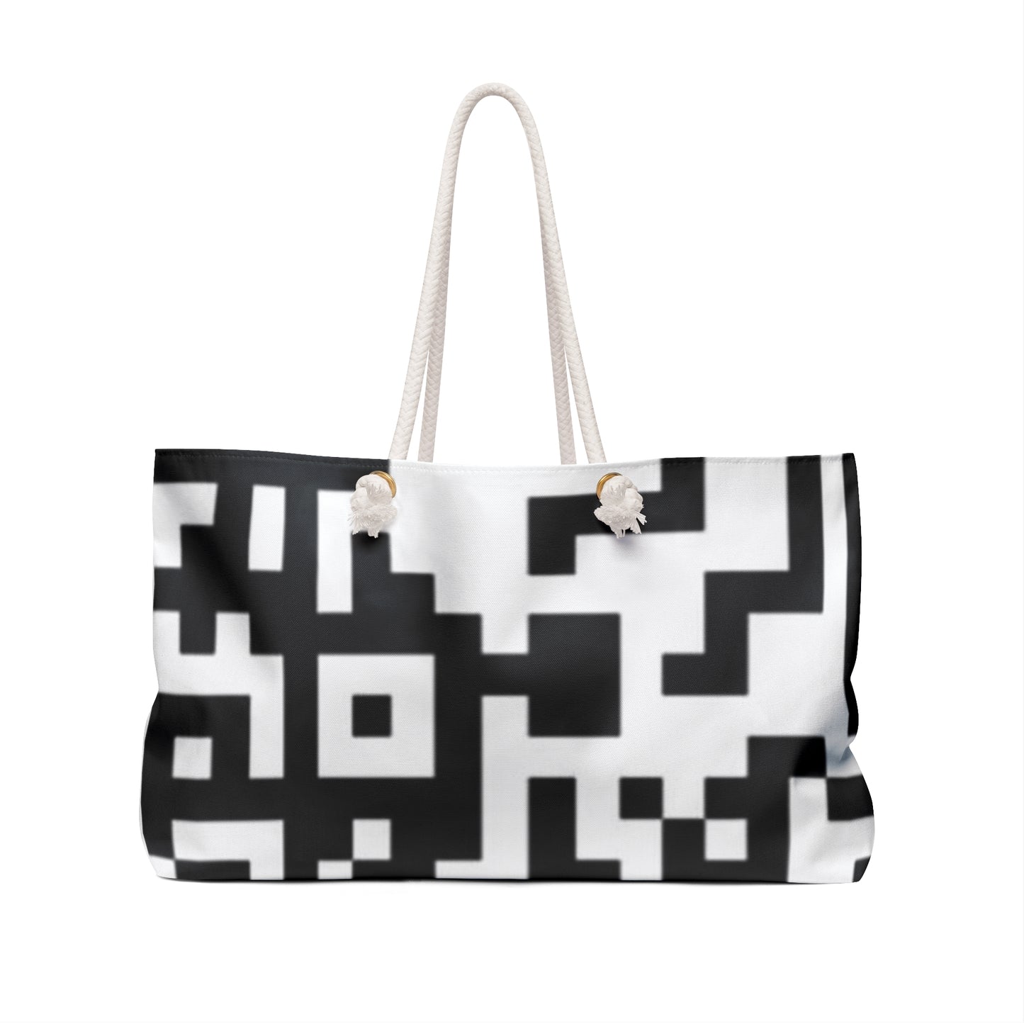 QR Print Weekender Bag