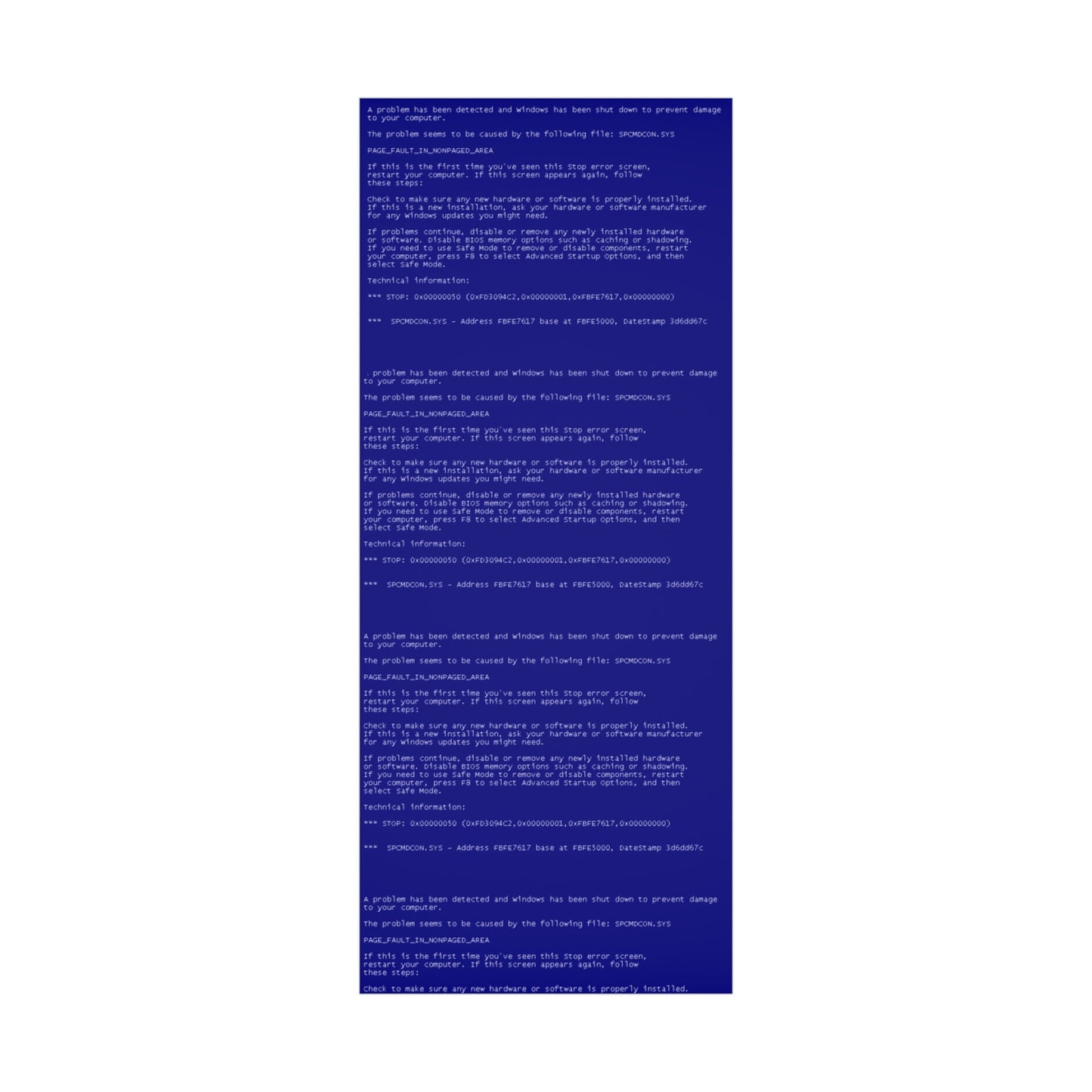 BSOD Wrapping Paper