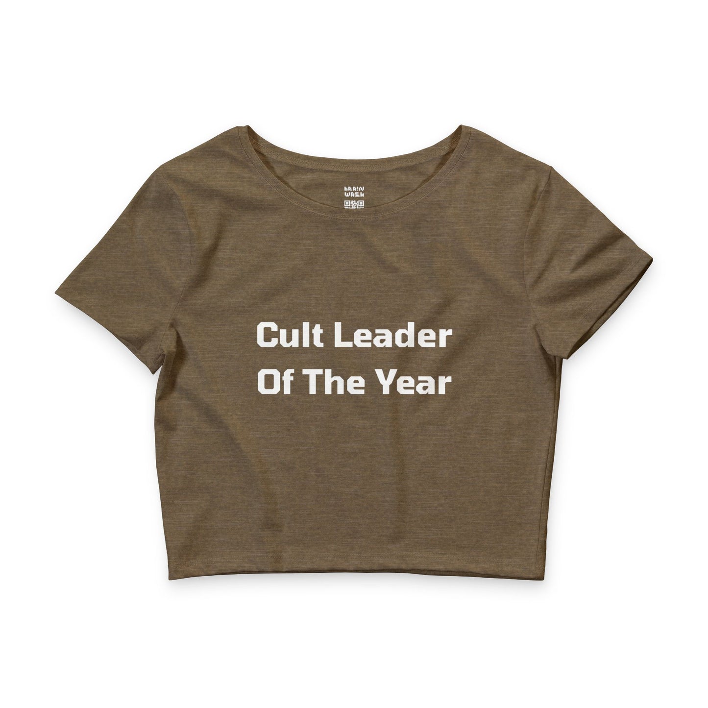 Cult Leader Of The Year Crop Top Baby Tee
