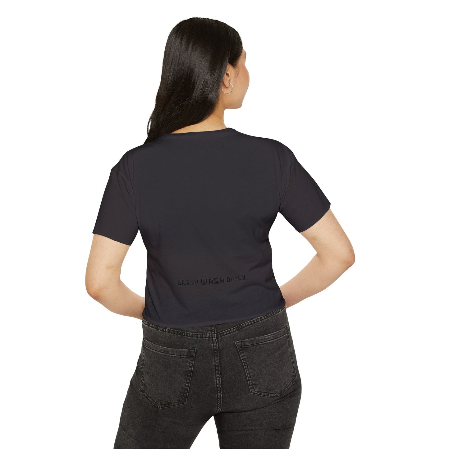 Black Friday (Coupon Clown Grin) Baby Tee Crop Top