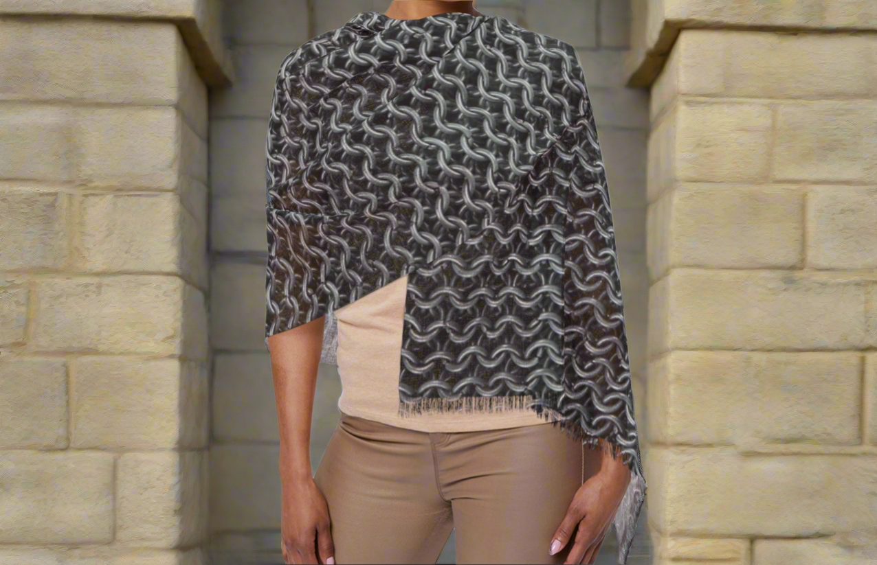 Chainmail Pashmina Shawl