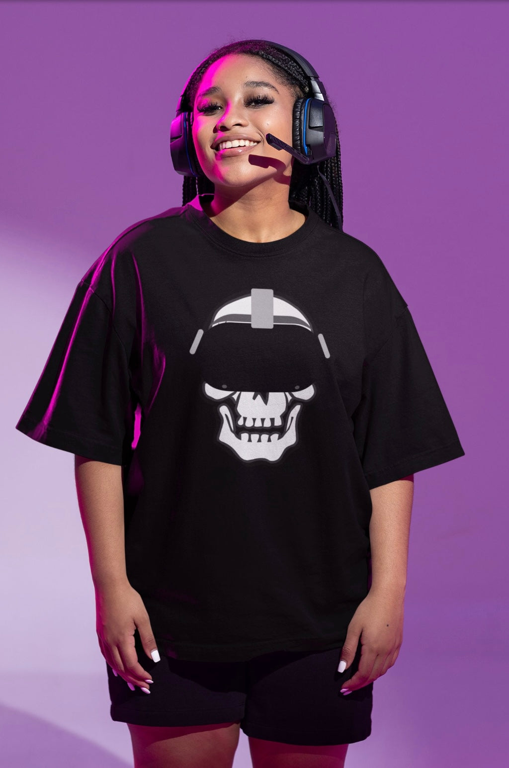 Cyber Death VR Skull T-Shirt