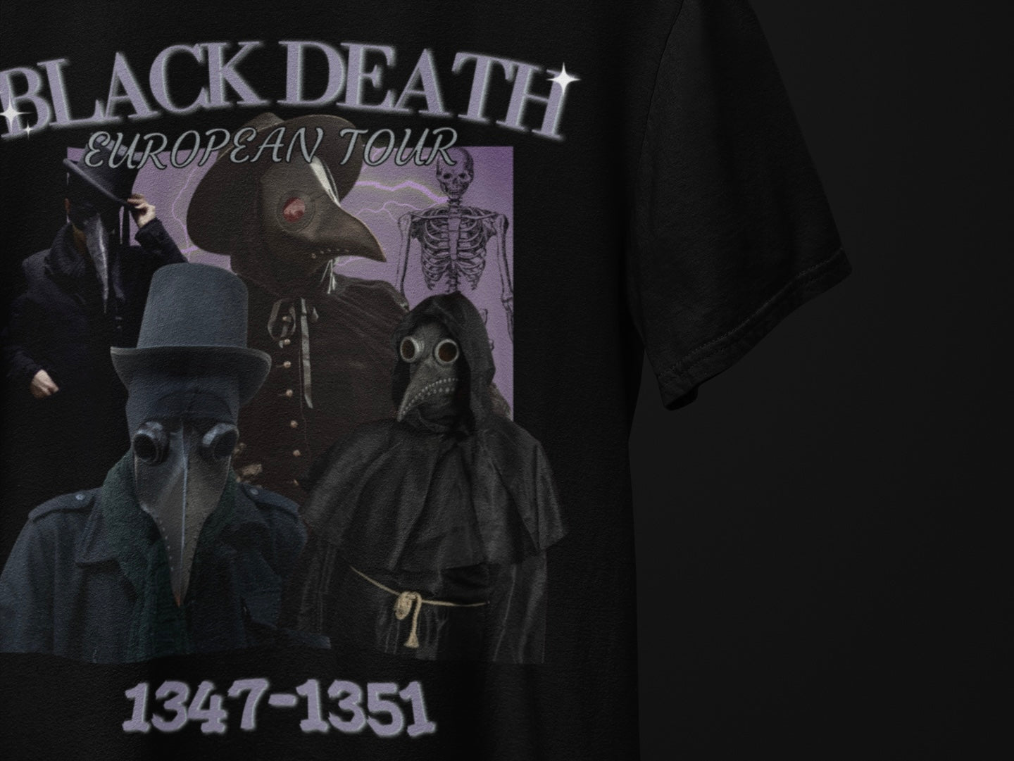 Black Death European Tour T-Shirt