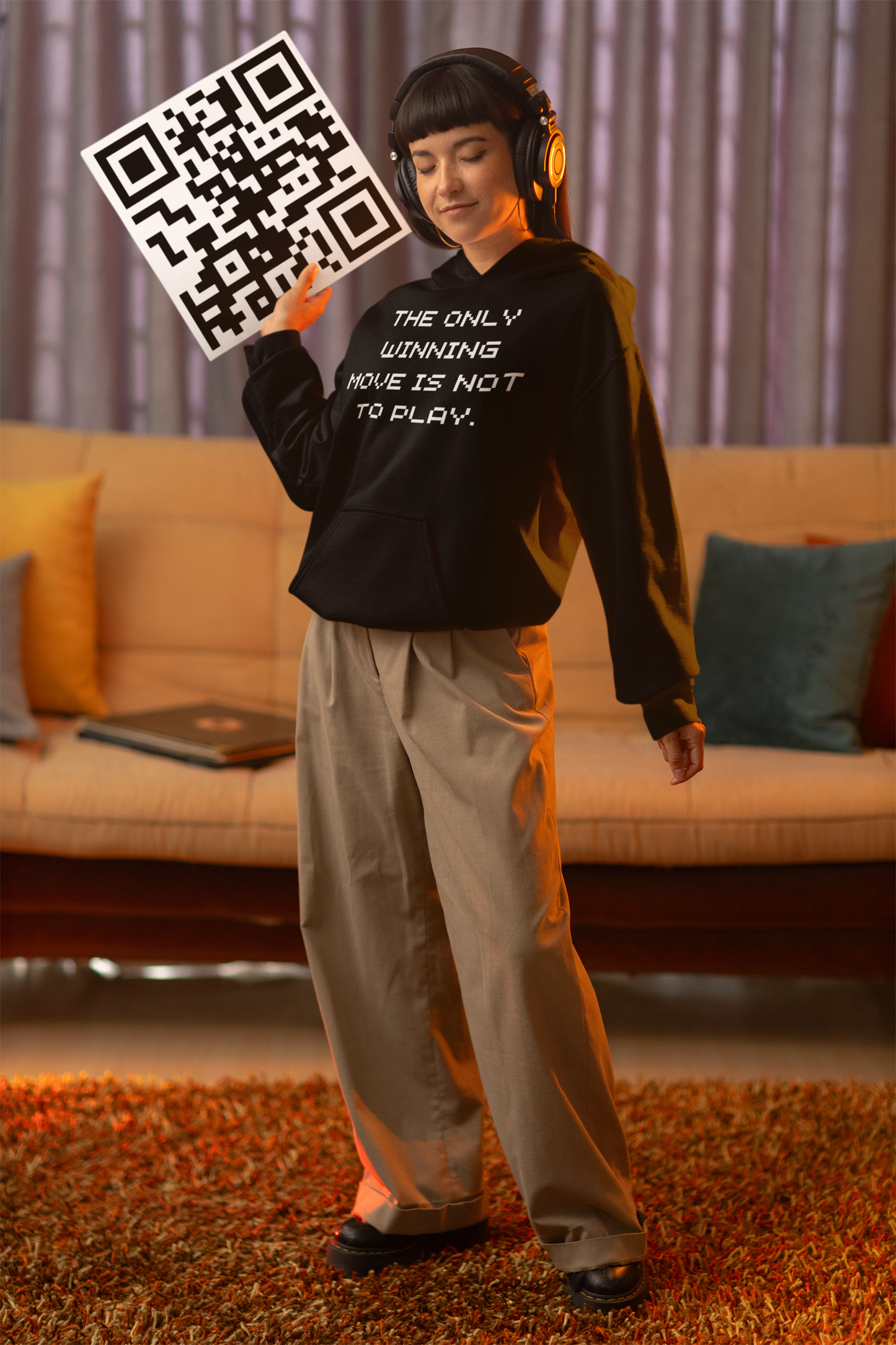 “The Only Winning Move Is Not To Play” Hoodie