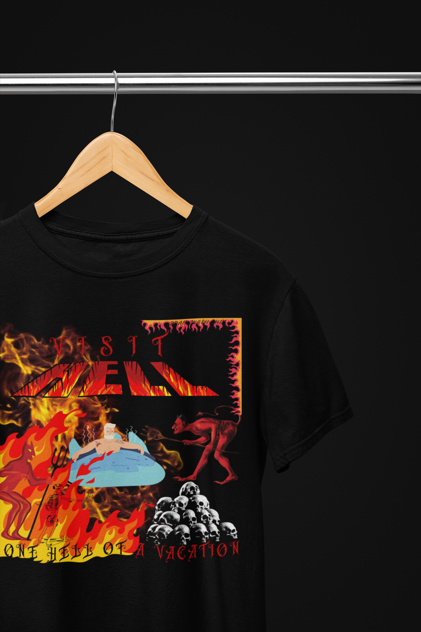 Visit Hell T-Shirt (commissioned by the Purgatory Tourism Bureau)