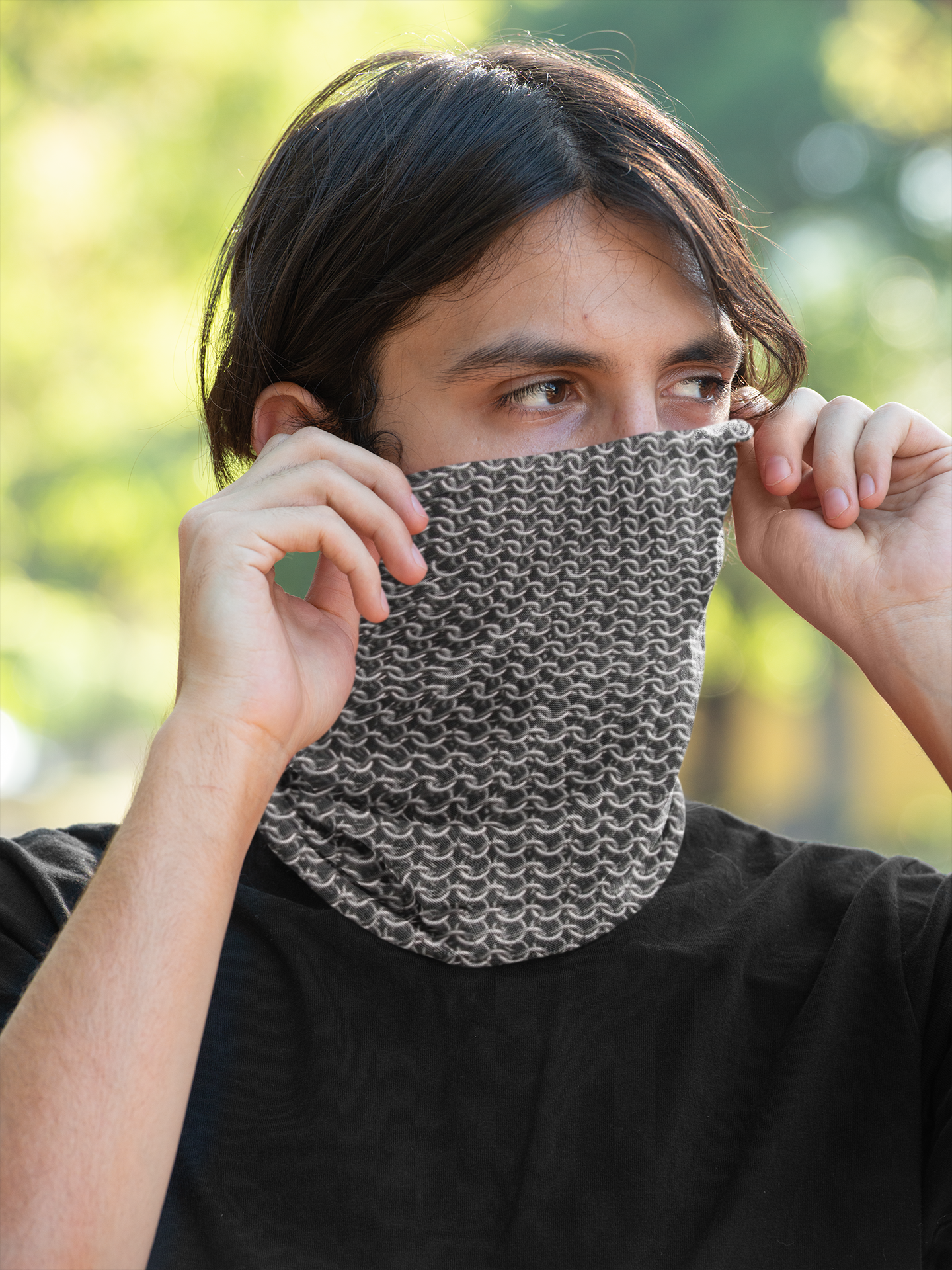 Chainmail Coif Face Cover
