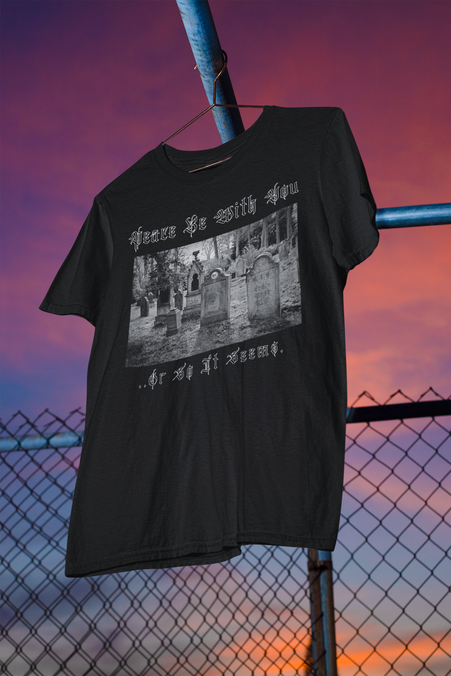 Peace Be With You.. Cemetery T-Shirt