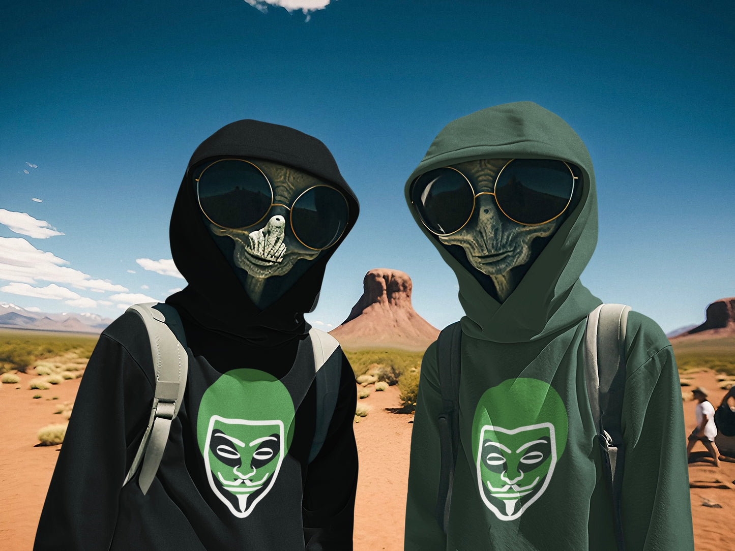 Anonymous Alien Hoodie