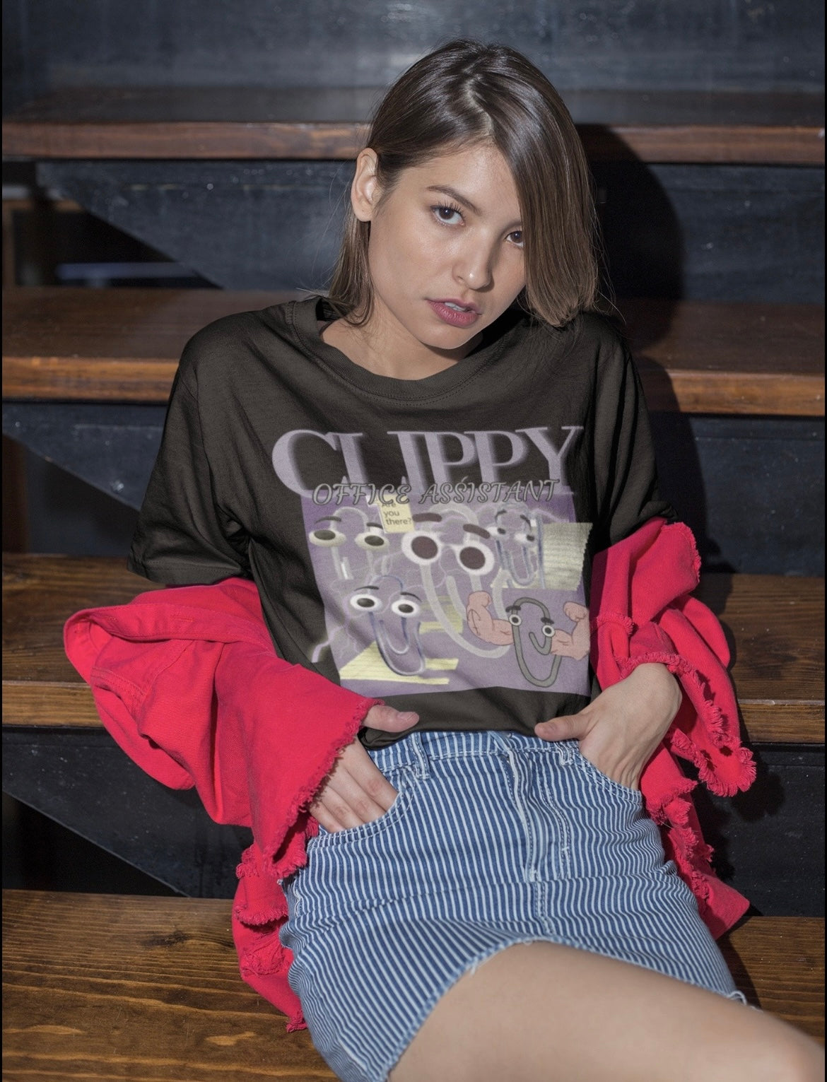 Clippy Office Assistant Homage T-Shirt