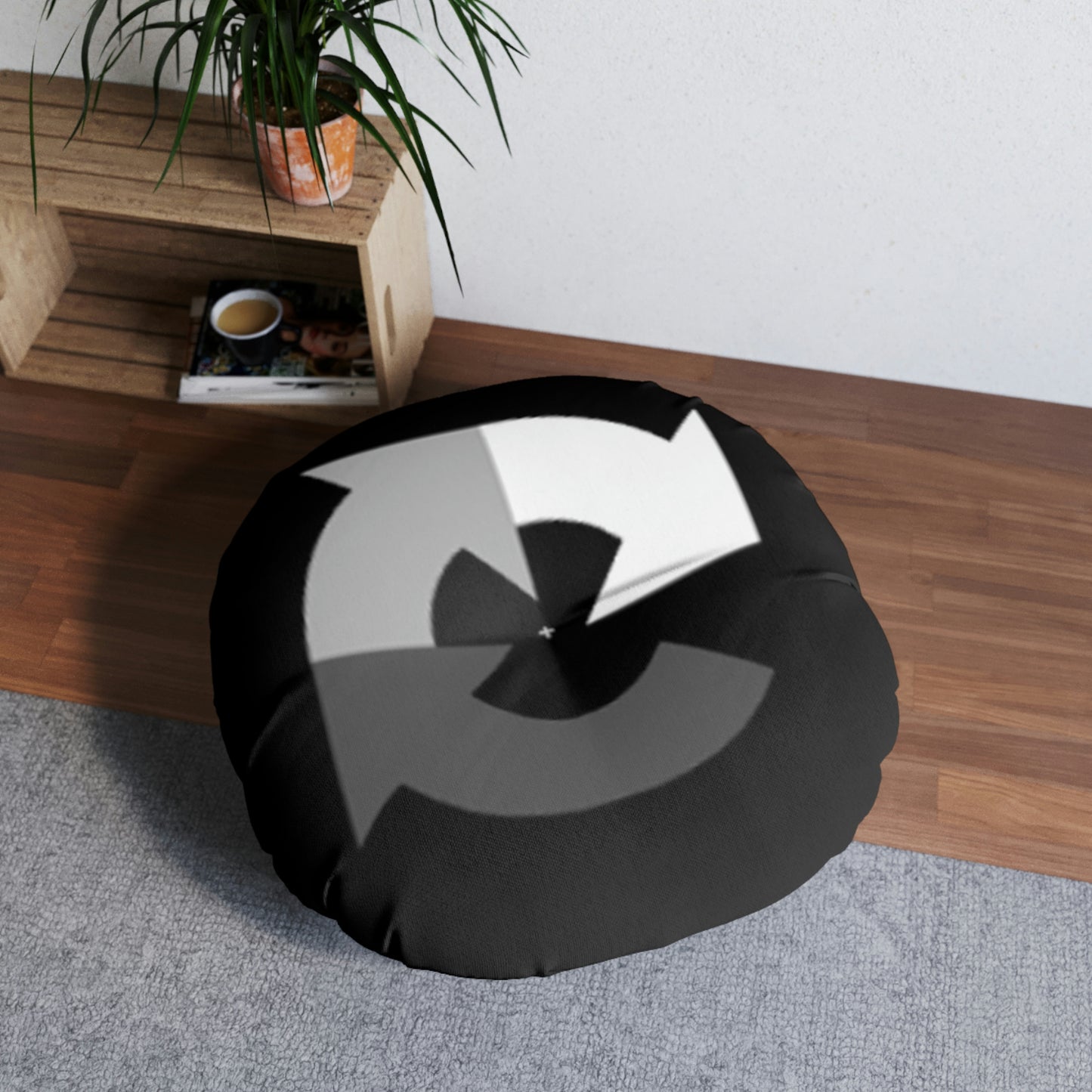 reCAPTCHA Tufted Meditation Pillow