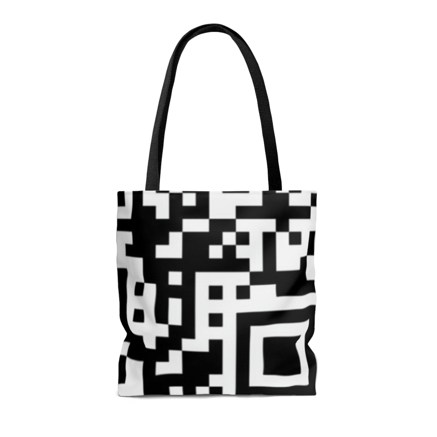 Towards QR Print Tote Bag