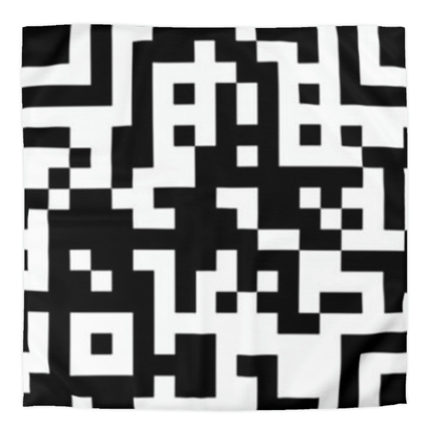 QR Print Duvet Cover