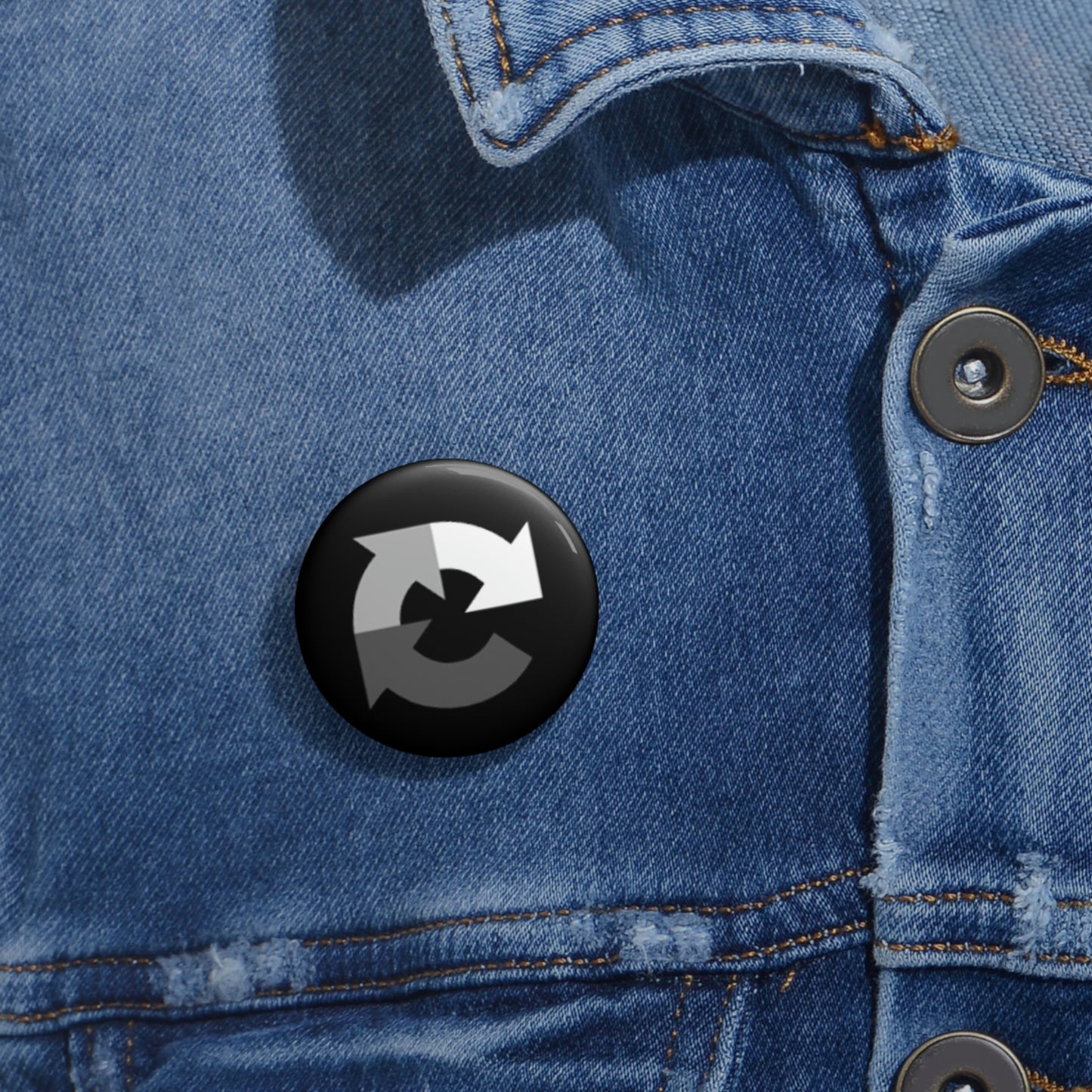 Black reCAPTCHA Pin Button