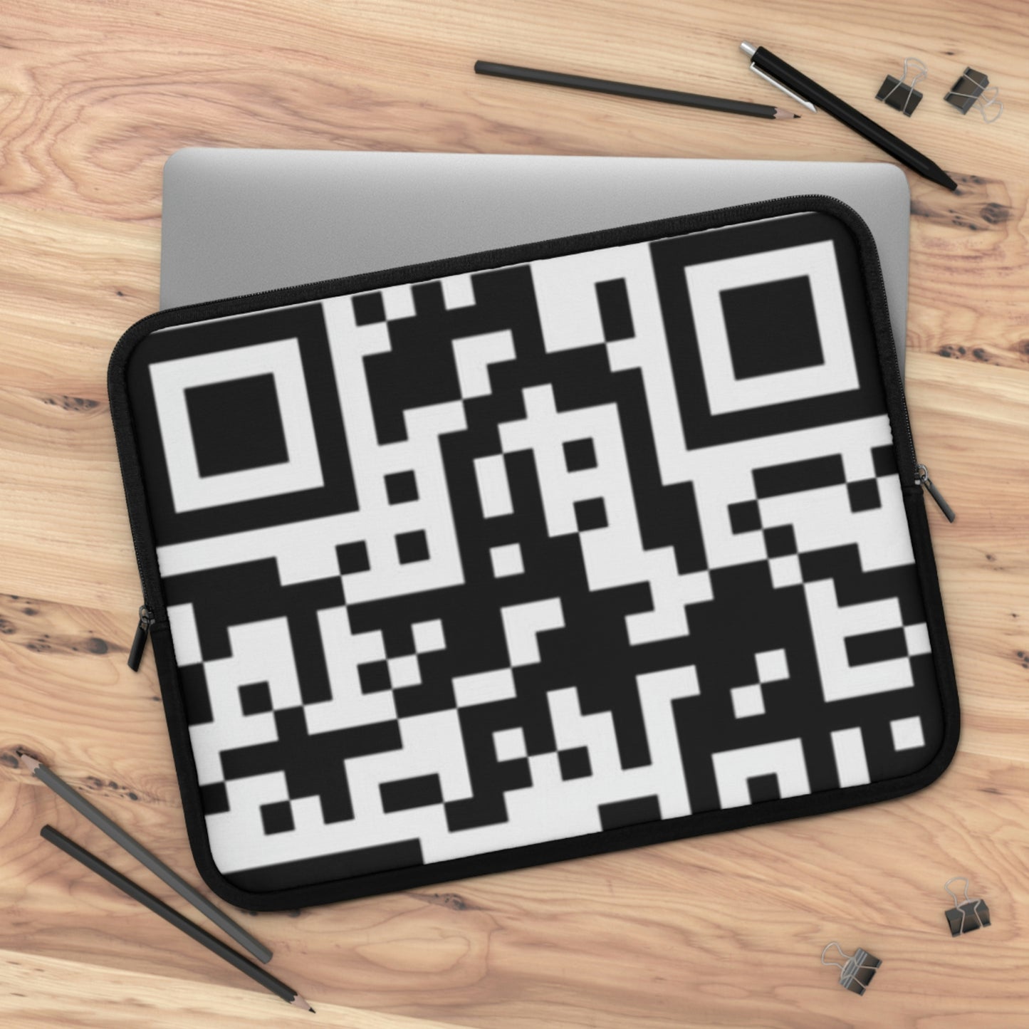 QR Print Laptop Sleeve