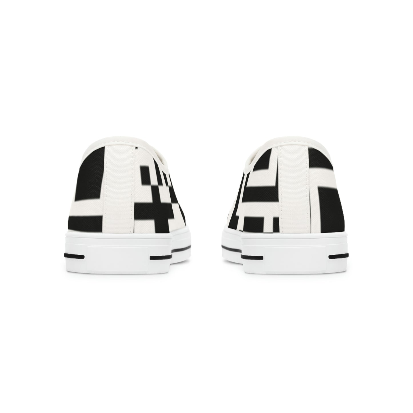 Women's QR Print Low Top Sneakers