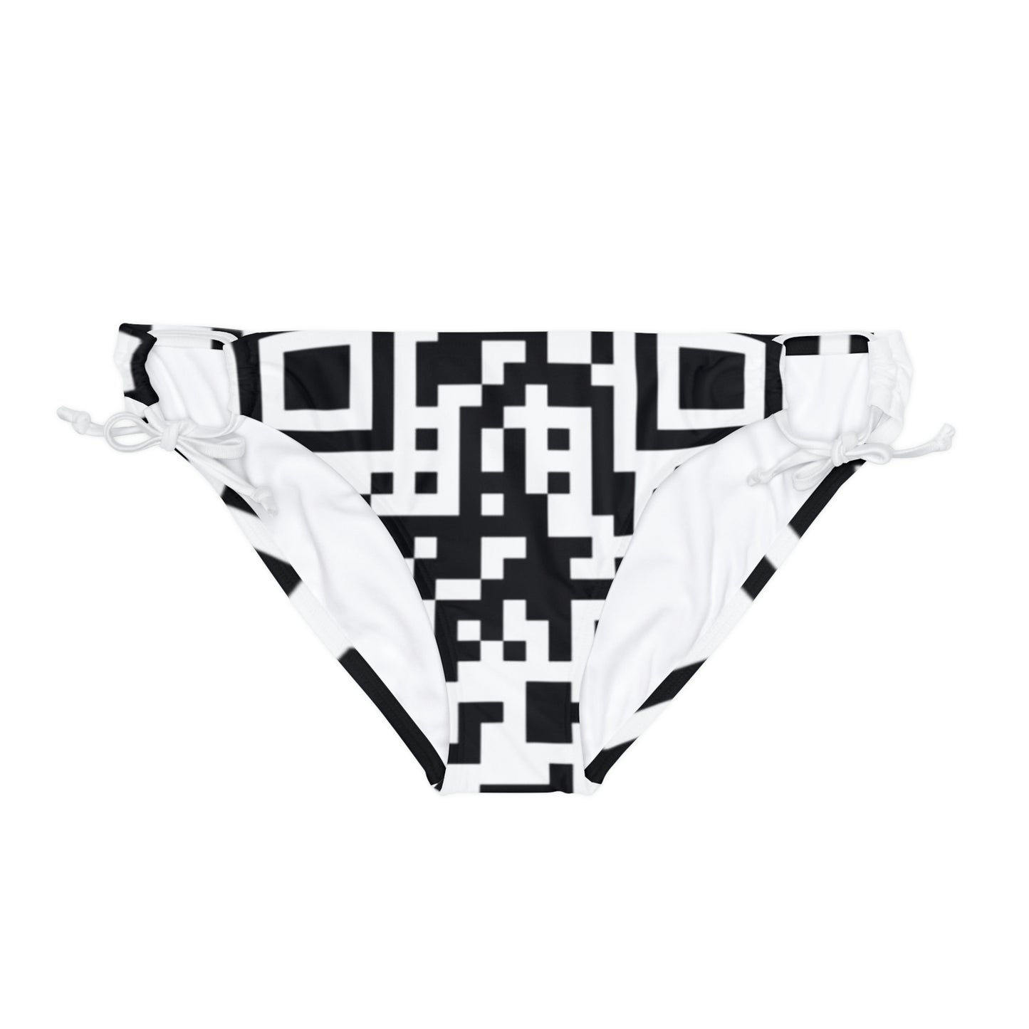 QR Print Bikini Bottoms
