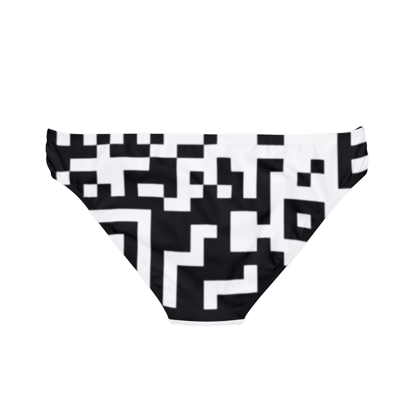 QR Print Bikini Bottoms