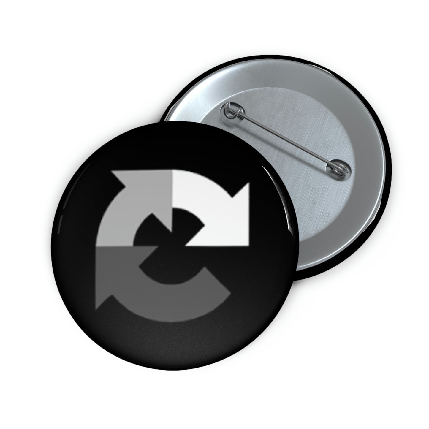 Black reCAPTCHA Pin Button