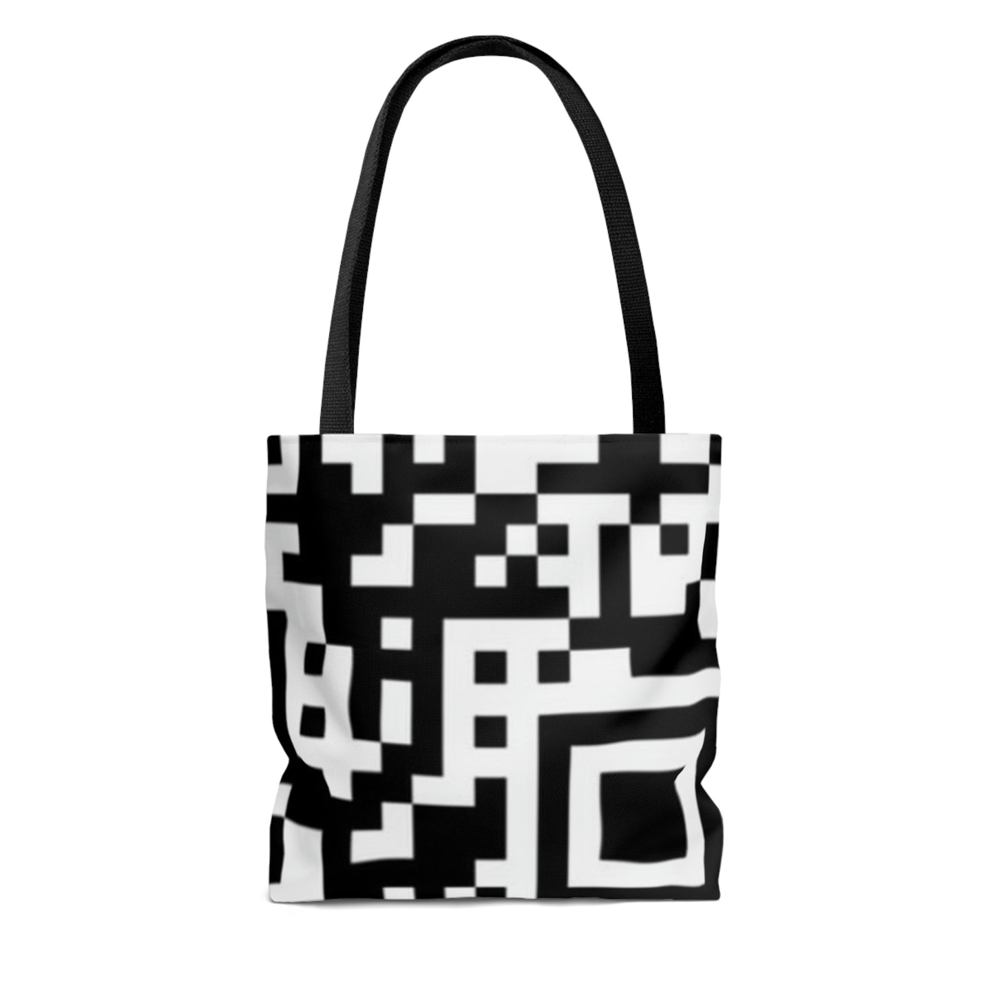 Towards QR Print Tote Bag