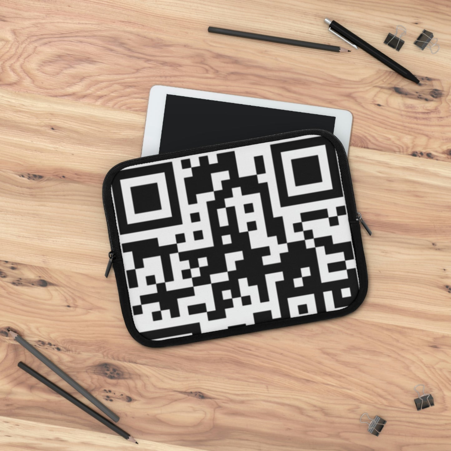 QR Print Laptop Sleeve