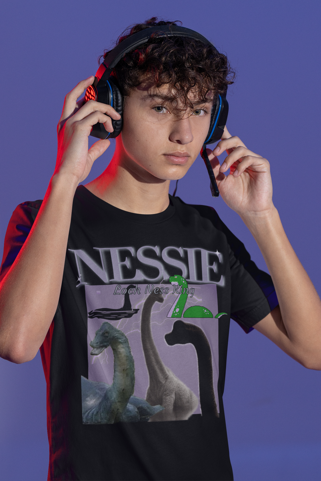 Nessie Loch Ness King Homage T-Shirt