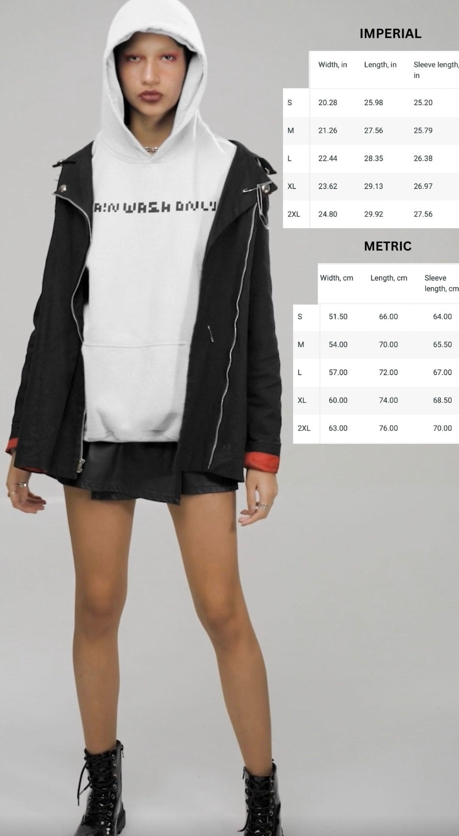 Brain Wash Only White Hoodie