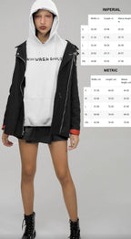 Brain Wash Only White Hoodie