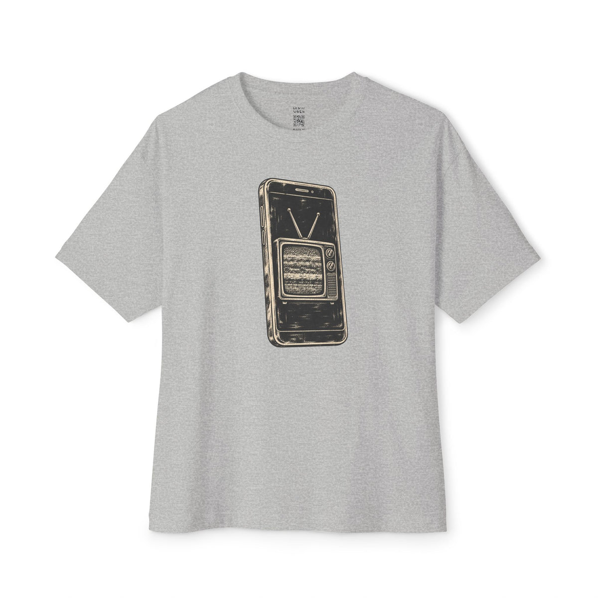 Nested Retro Static Oversized Tee