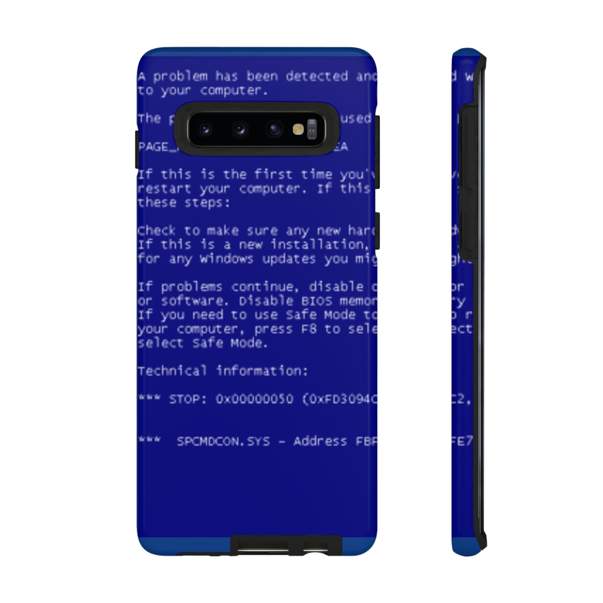 BSoD (Blue Screen of Death) Phone Case
