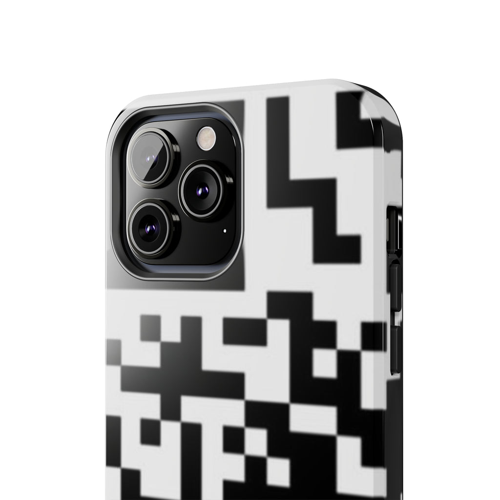 QR Print Tough Phone Case