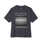 Signal Interrupted Oversized Tee