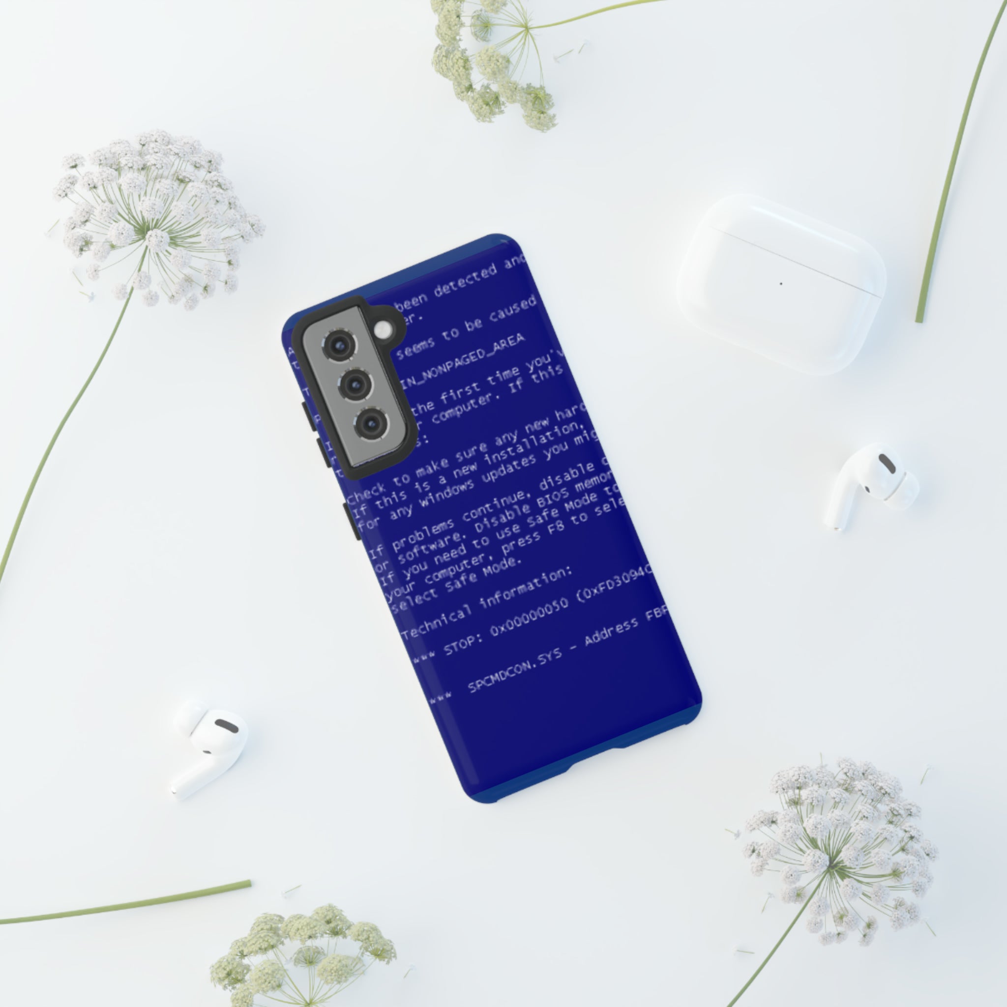 BSoD (Blue Screen of Death) Phone Case