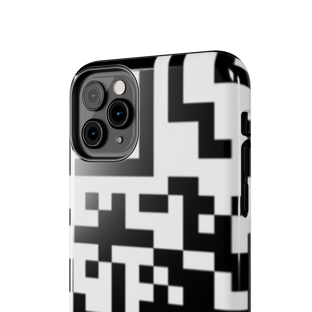 QR Print Tough Phone Case