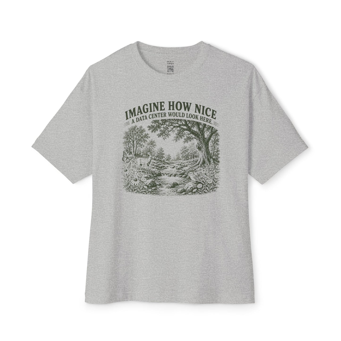 Imagine How Nice Babbling Brook Oversized Tee